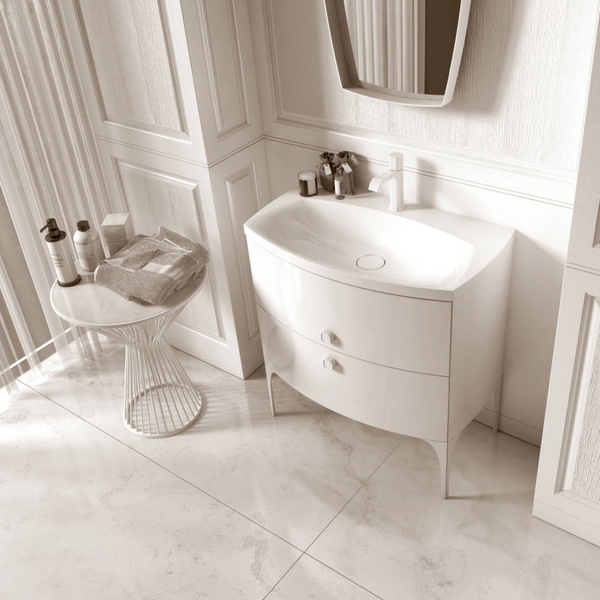 Oristo Umywalka meblowa 62 cm LOUIS biała mat
